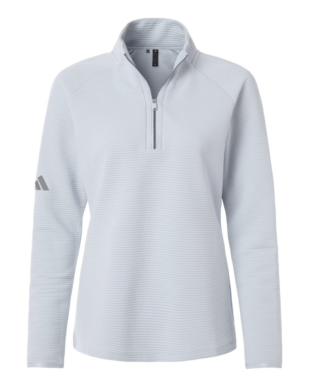 Adidas A589 Women’s Spacer Quarter-zip Pullover - Halo Blue