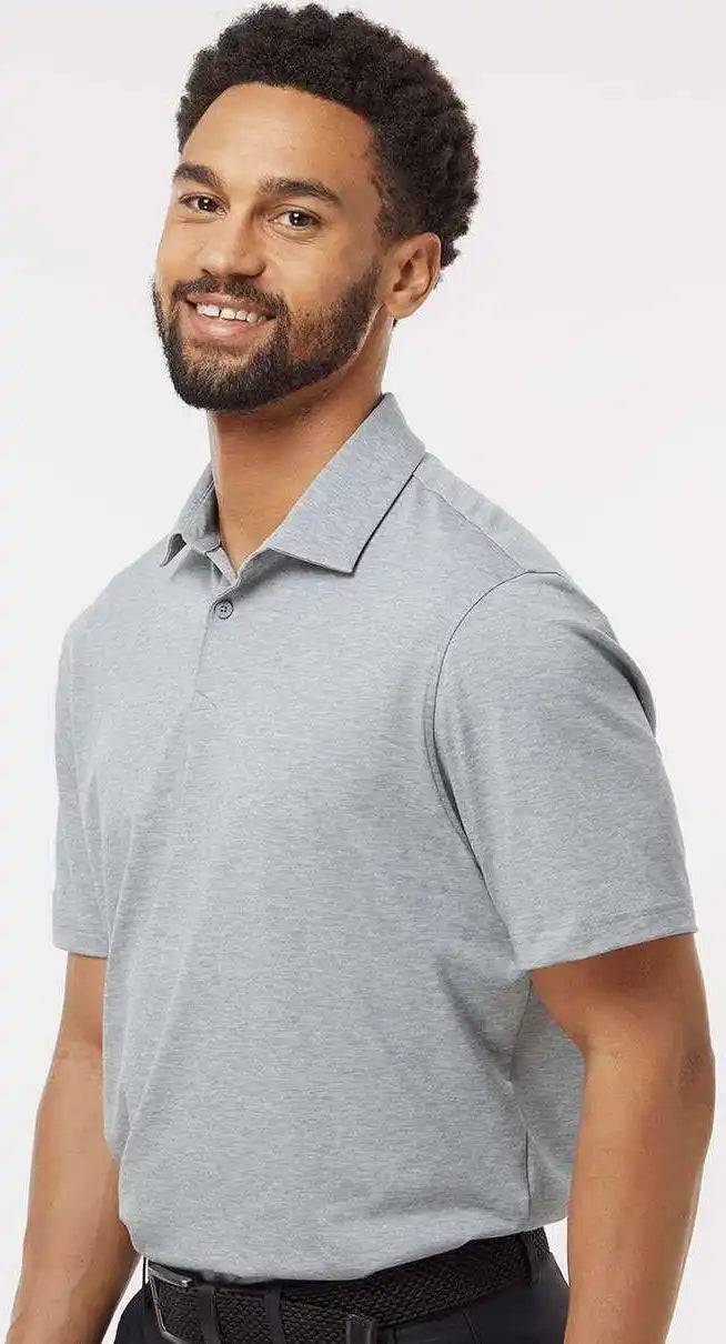 Adidas A590 Blend Polo - Gray Three Melange
