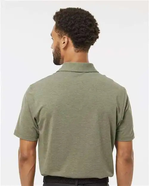 Adidas A590 Blend Polo - Olive Strata Melange