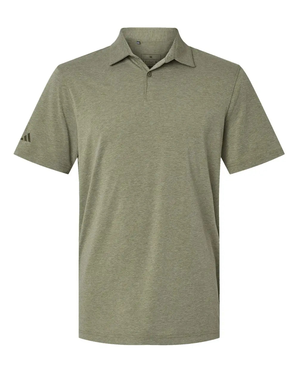 Adidas A590 Blend Polo - Olive Strata Melange - Xs