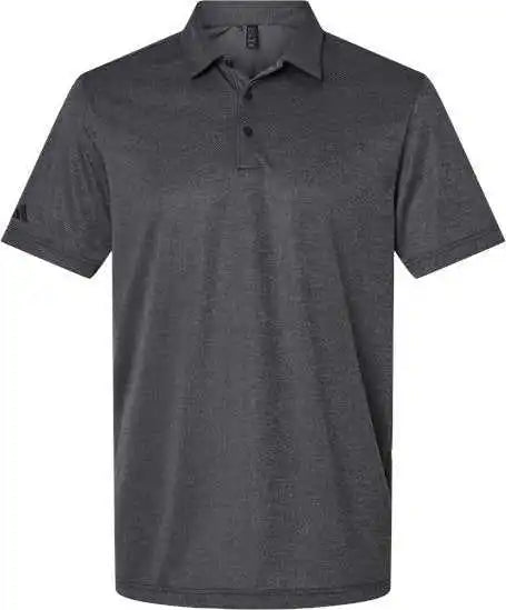 Adidas A591 Space Dyed Polo Black Melange