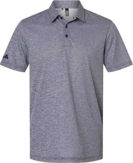 Adidas A591 Space Dyed Polo - Collegiate Navy Melange