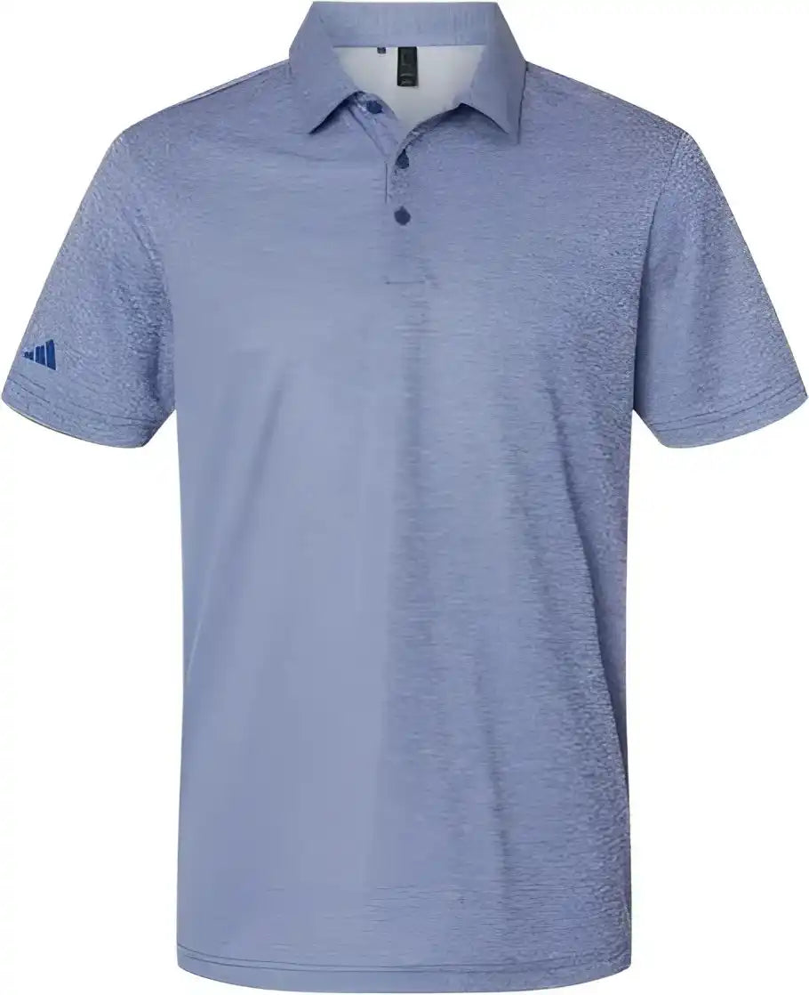 Adidas A591 Space Dyed Polo Collegiate Royal Melange
