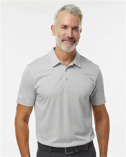 Adidas A591 Space Dyed Polo - Grey one Heather