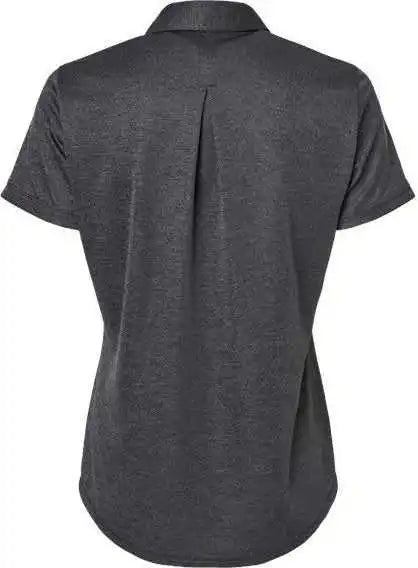 Adidas A592 Women’s Space Dyed Polo - Black Melange
