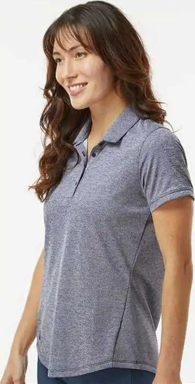 Adidas A592 Women’s Space Dyed Polo - Collegiate Navy Melange