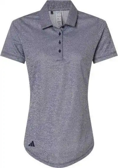 Adidas A592 Women’s Space Dyed Polo - Collegiate Navy Melange