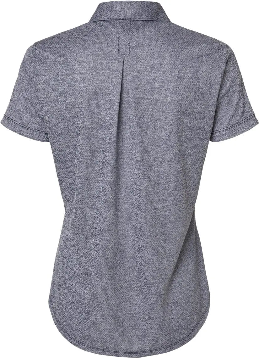 Adidas A592 Women’s Space Dyed Polo - Collegiate Navy Melange - Xs