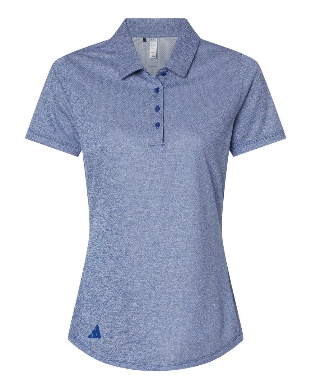 Adidas A592 Women’s Space Dyed Polo - Collegiate Royal Melange