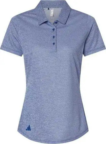 Adidas A592 Women’s Space Dyed Polo - Collegiate Royal Melange