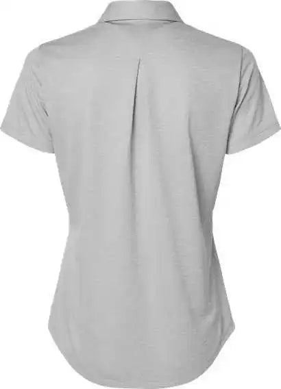 Adidas A592 Women’s Space Dyed Polo Gray one Heather