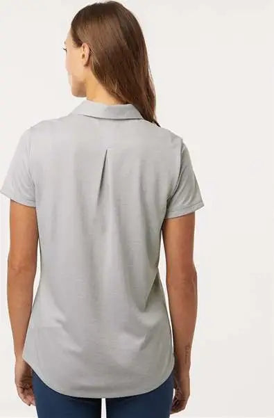 Adidas A592 Women’s Space Dyed Polo - Grey one Heather