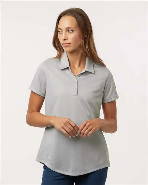 Adidas A592 Women’s Space Dyed Polo - Grey one Heather