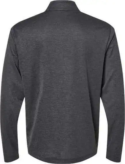 Adidas A593 Space Dyed Quarter-zip Pullover - Black Melange