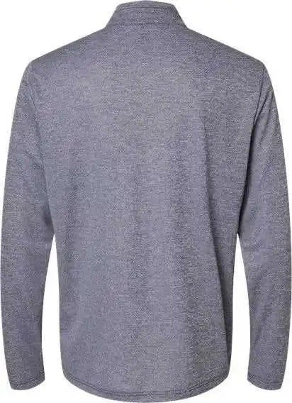 Adidas A593 Space Dyed Quarter-zip Pullover - Collegiate Navy Melange