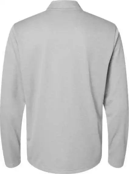 Adidas A593 Space Dyed Quarter-zip Pullover - Gray one Heather