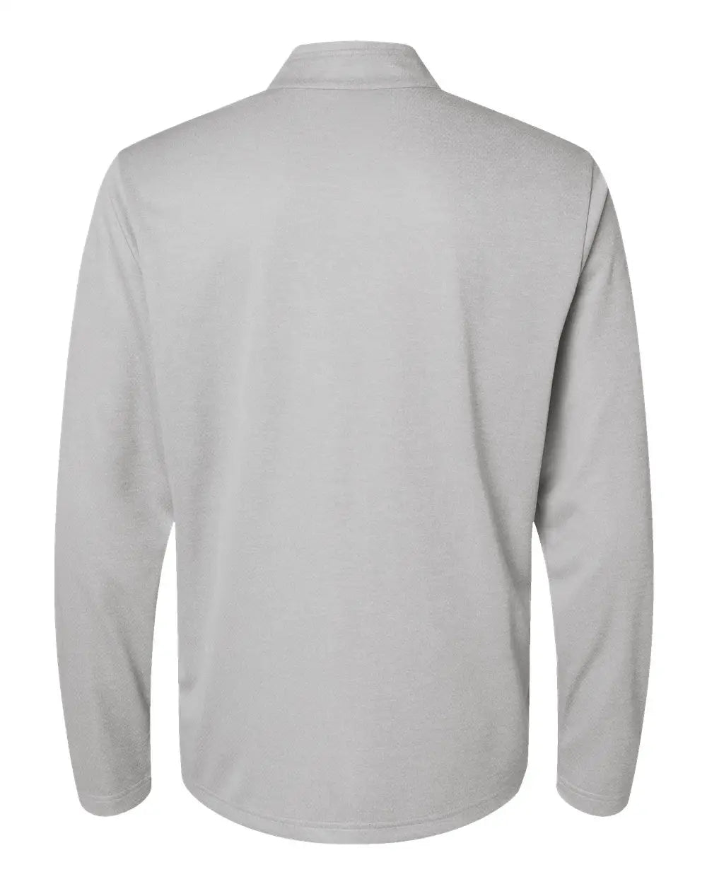 Adidas A593 Space Dyed Quarter-zip Pullover - Gray one Heather