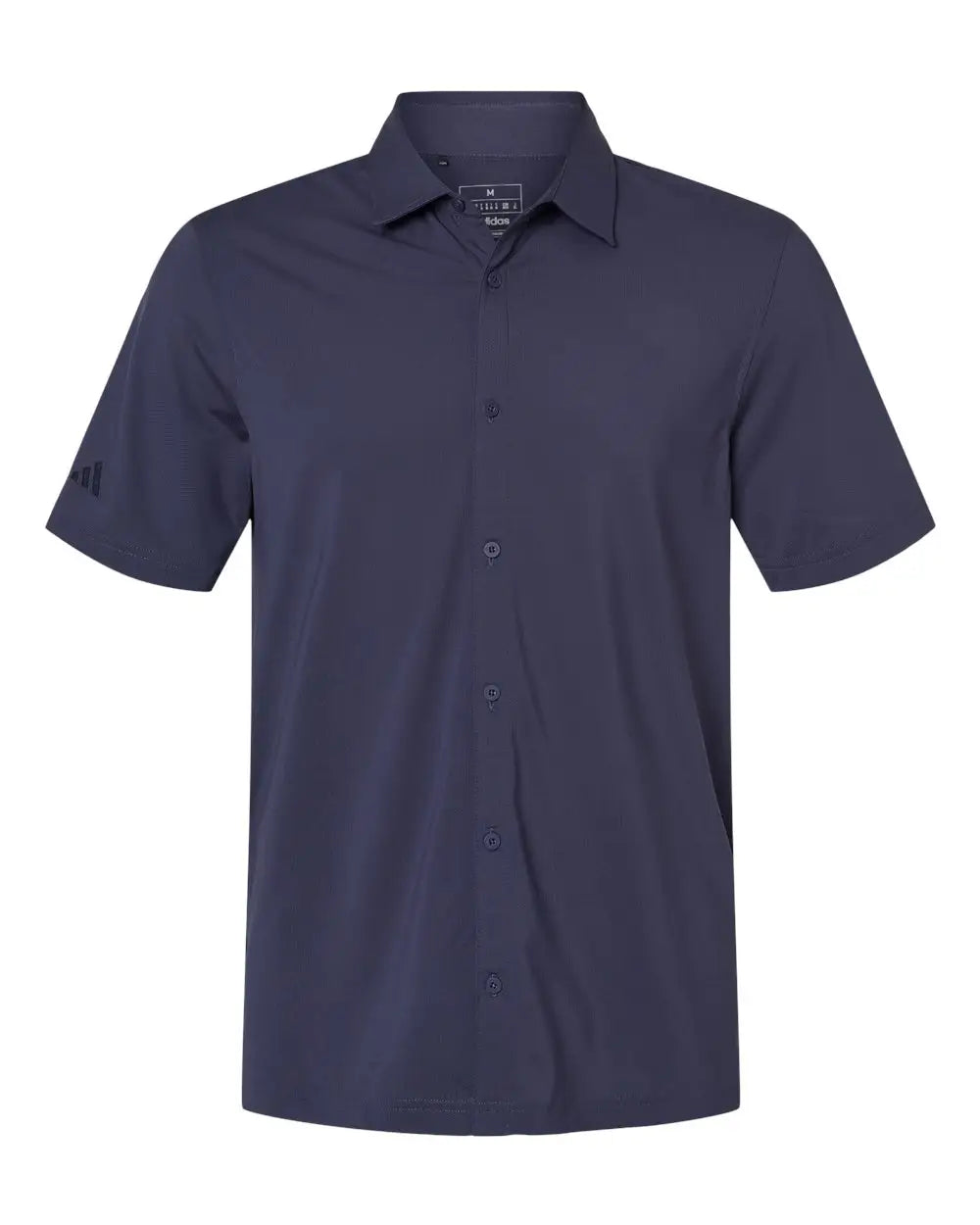 Adidas A595 Button Down Short Sleeve Shirt - Shadow Navy