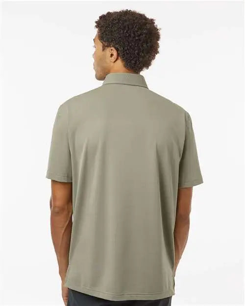 Adidas A595 Button Down Short Sleeve Shirt - Silver Pebble