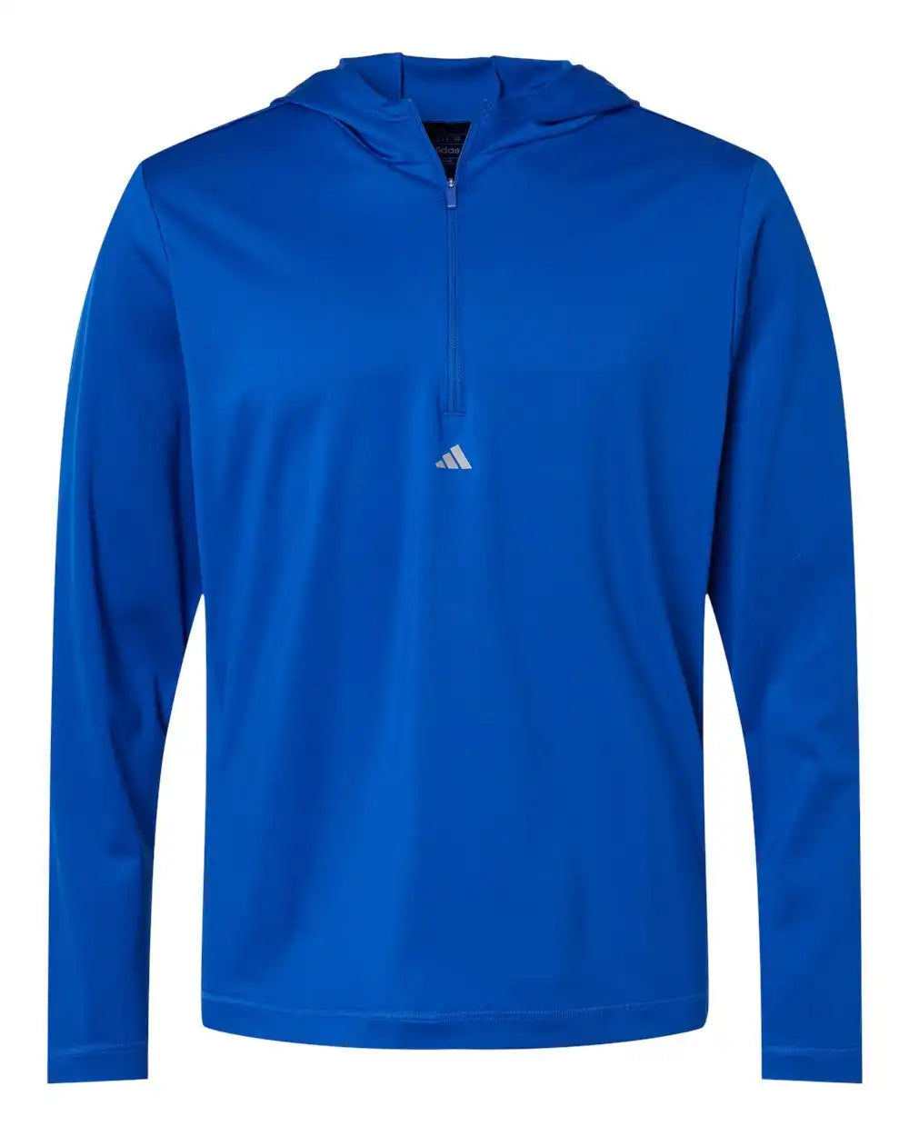 Adidas A596 Lightweight Performance Quarter-zip Hooded Pullover - Collegiate Royal - Xs