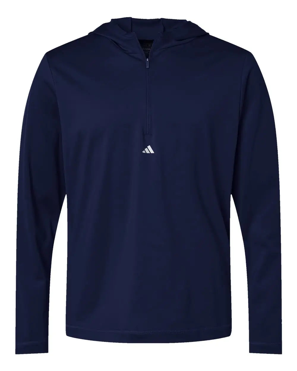 Adidas A596 Lightweight Performance Quarter-zip Hooded Pullover - Collegiate Navy - Xs