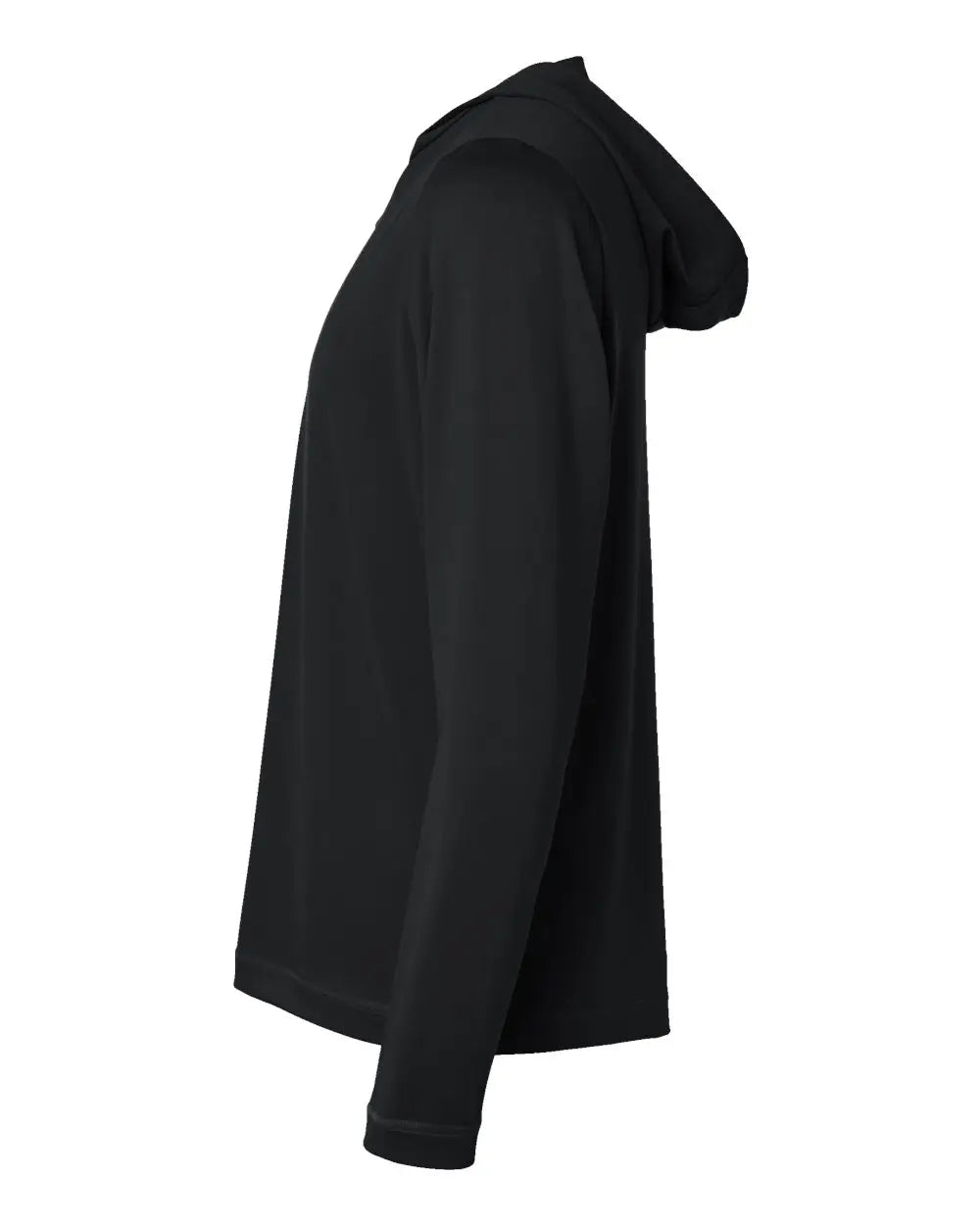 Adidas A596 Lightweight Performance Quarter-zip Hooded Pullover - Black