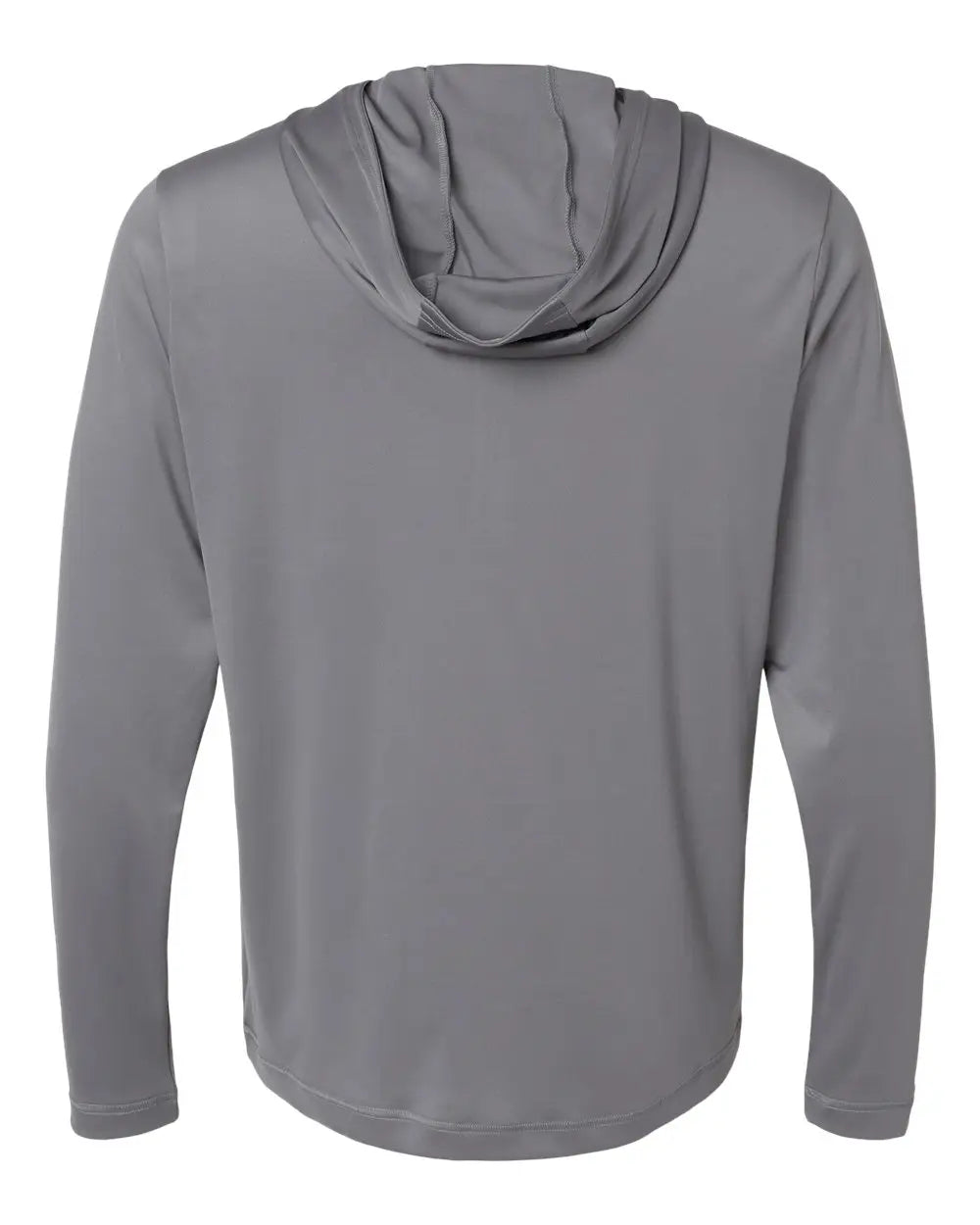 Adidas A596 Lightweight Performance Quarter-zip Hooded Pullover - Grey Three