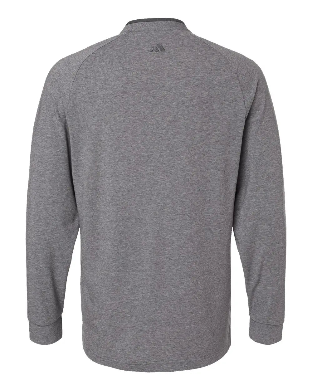 Adidas A597 Henley Long Sleeve T-shirt - Grey Five Melange