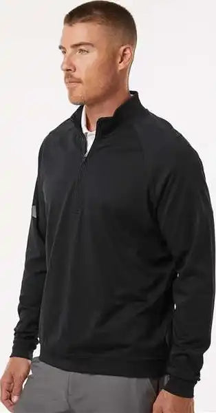 Adidas A598 Club Quarter-zip Pullover - Black