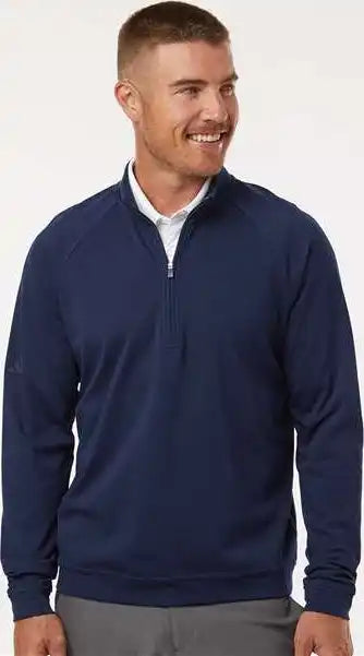 Adidas A598 Club Quarter-zip Pullover - Collegiate Navy