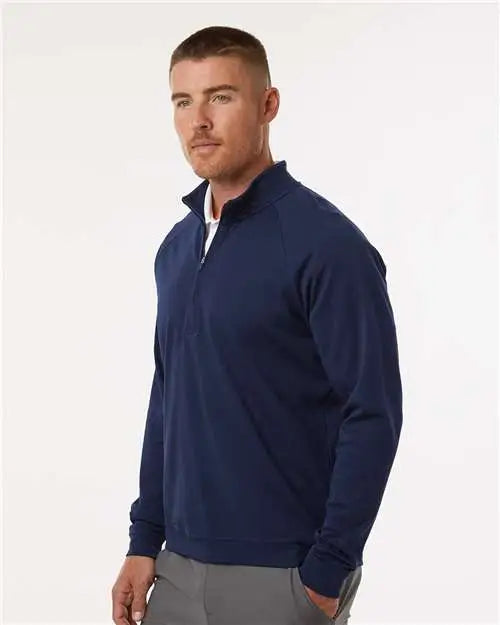 Adidas A598 Club Quarter-zip Pullover - Collegiate Navy