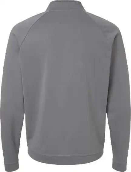 Adidas A598 Club Quarter Zip Pullover Gray Three