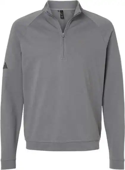Adidas A598 Club Quarter-zip Pullover - Gray Three