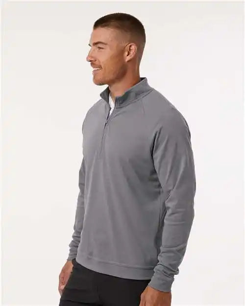 Adidas A598 Club Quarter-zip Pullover - Grey Three