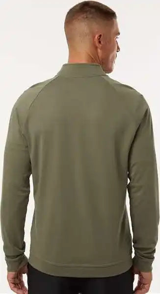 Adidas A598 Club Quarter-zip Pullover - Olive Strata