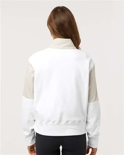 Adidas A601 Women’s Fleece Quarter-zip Pullover - Alumina