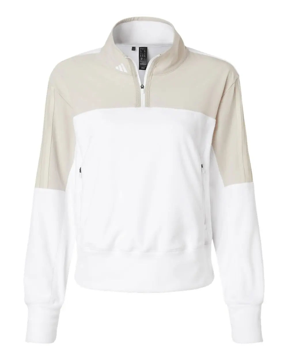 Adidas A601 Women’s Fleece Quarter-zip Pullover - Alumina - Xs