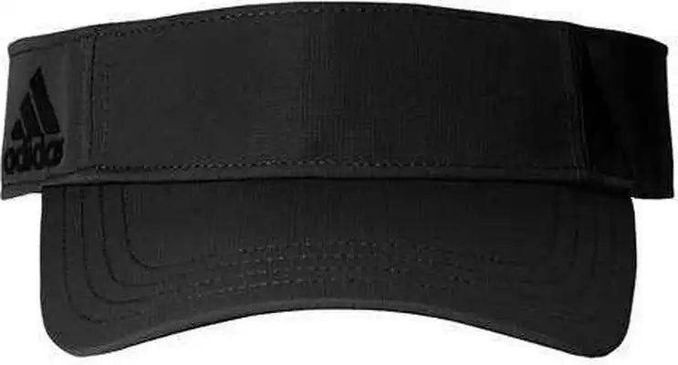 Adidas A653 Poly Textured Visor - Black - one Size Fits Most