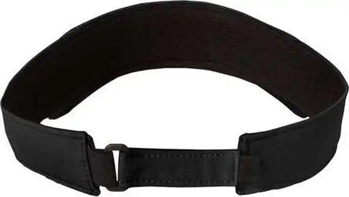 Adidas A653 Poly Textured Visor - Black - one Size Fits Most
