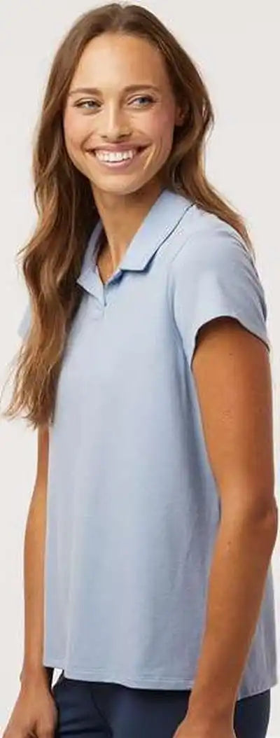 Adidas A690 Women’s Blend Polo - Blue Dawn Melange