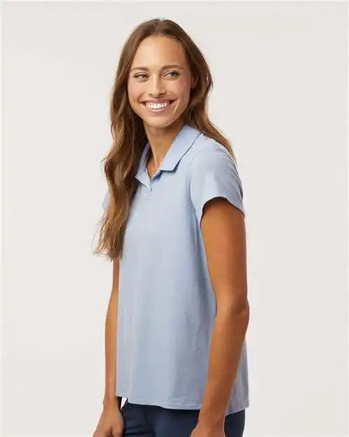 Adidas A690 Women’s Blend Polo - Blue Dawn Melange