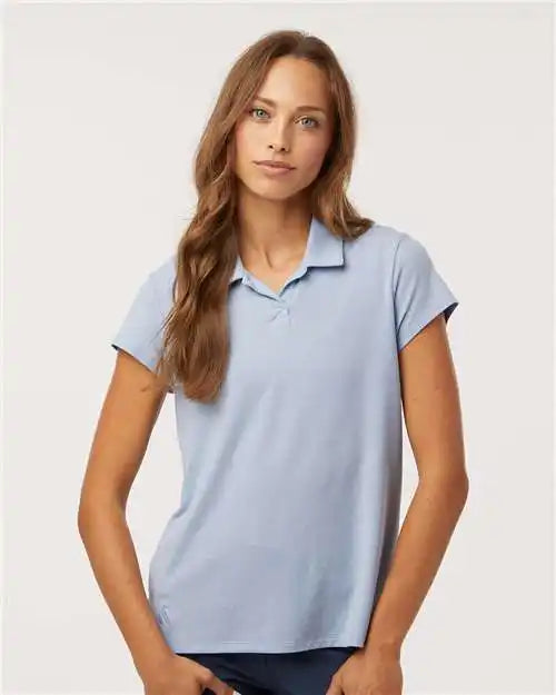 Adidas A690 Women’s Blend Polo - Blue Dawn Melange
