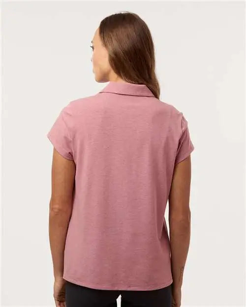Adidas A690 Women’s Blend Polo - Pink Strata Melange