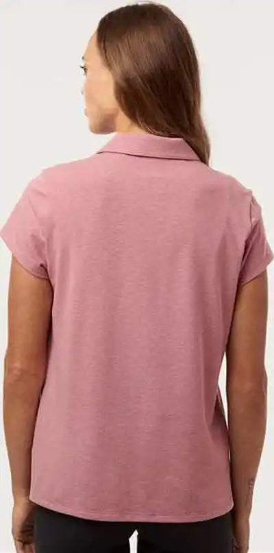 Adidas A690 Women’s Blend Polo - Pink Strata Melange