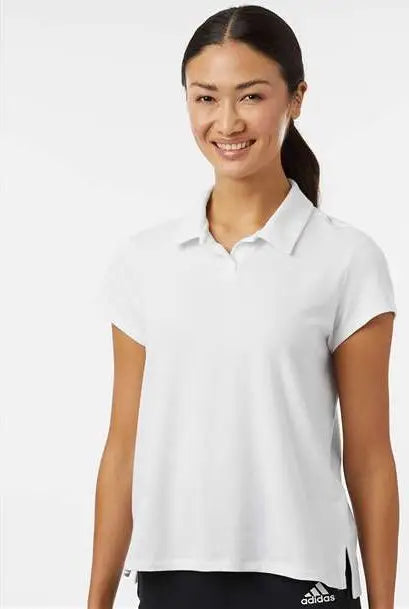 Adidas A690 Women’s Blend Polo - Solid White