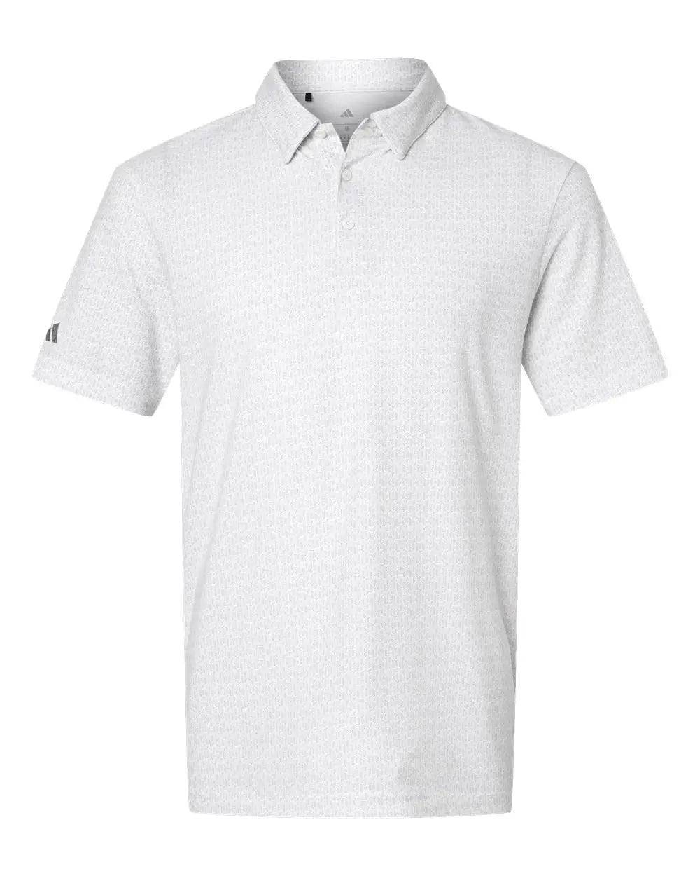 Adidas A702 Printed Blend Polo - White - Adult s