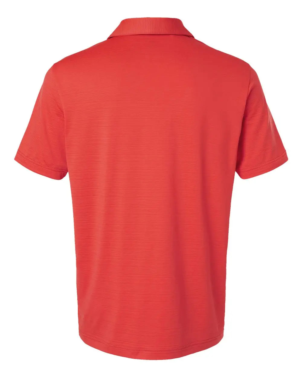 Adidas A704 Textured Stripe Polo - Bright Red