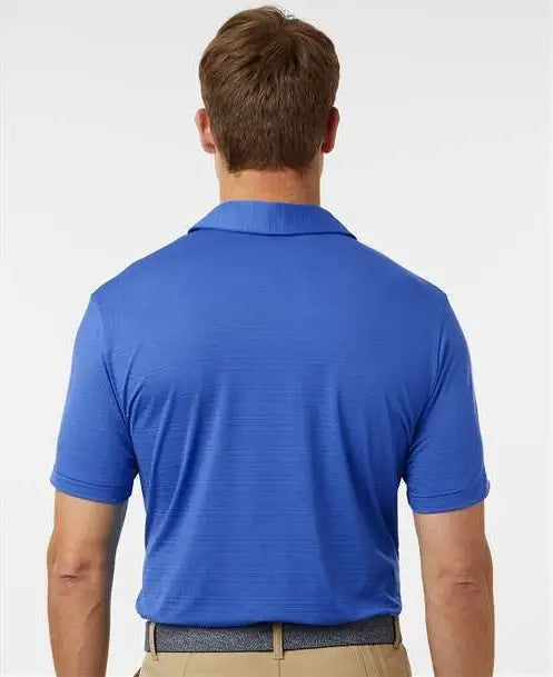 Adidas A704 Textured Stripe Polo - Bright Royal