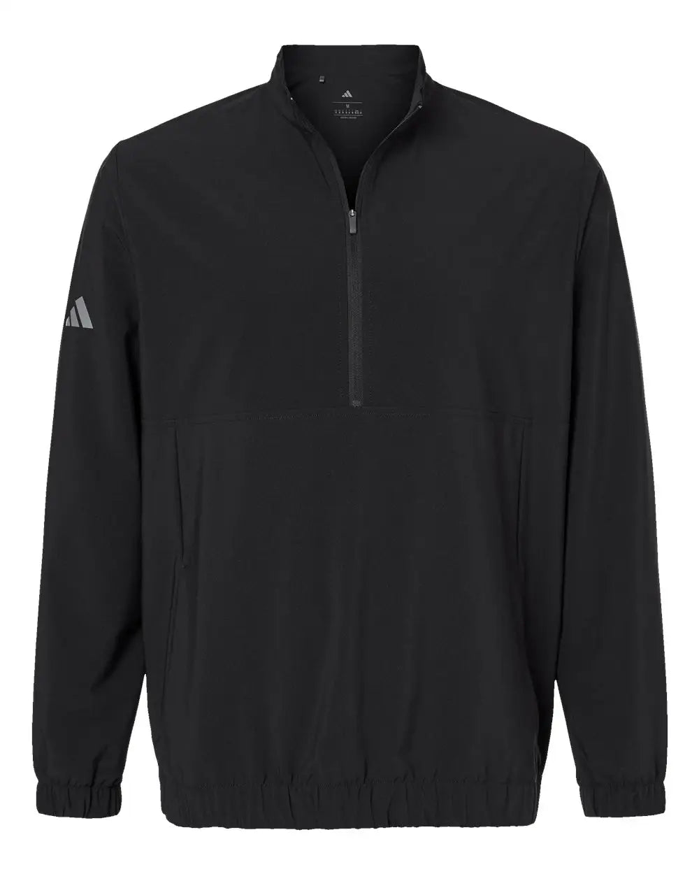 Adidas A705 Woven Half-zip Pullover - Black - Adult Xs