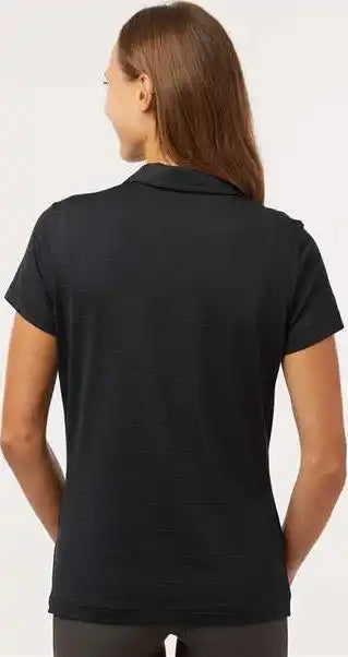 Adidas A707 Women’s Textured Stripe Polo - Black